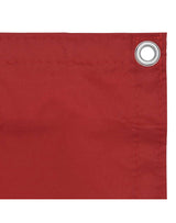 Sichtschutz aus Oxfordgewebe in rot  aus oxfordgewebe mit oesen